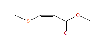 Methyl 3-(methylsulfanyl)-2-propenoate